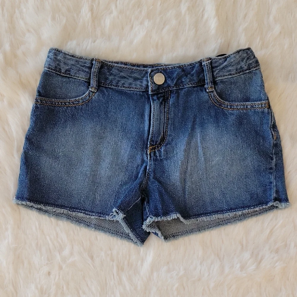 Gymboree Medium Wash Denim Cutoff Shorts Girls Size 8